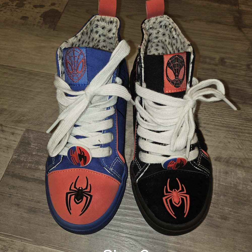 Marvel Converse Kids Spider Sneakers - Blue, Black, & Red